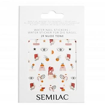 Stickers al Agua para Uñas Semilac - 19 Tonos Nude
