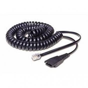 Cable telefónico Jabra 8800-01-06 de 0,5 m en color negro
