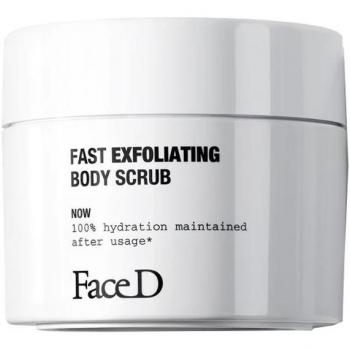 Exfoliante Corporal Face D - 250 g, exfoliación rápida, textura suave, ideal para todo tipo de piel