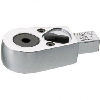 Cabeza de carraca para puntas de destornillador Hazet 6408-1 ∙ Cuadrado insertable 9 x 12 mm ∙ Hexágono hueco 5/16 pulgadas (8 mm)