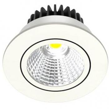 Downlight LED Zarik, Blanco, 3000K, Aluminio Moderno