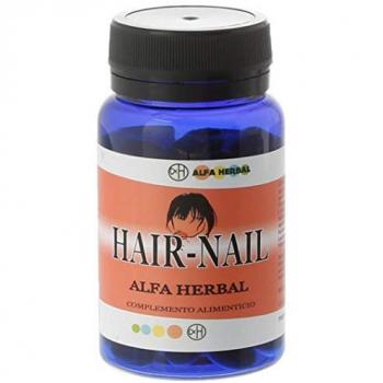 Alfa Herbal Hair-Nail 60 Perlas, Fórmula para Cabello y Uñas, 200 g