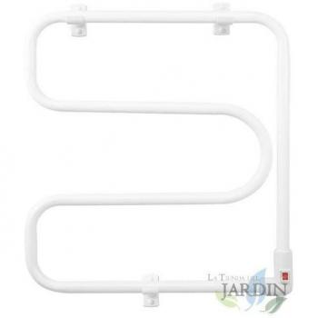 Toallero eléctrico Orbegozo TH8000, 95W - Seca y calienta toallas con accesorios para montaje vertical en baño