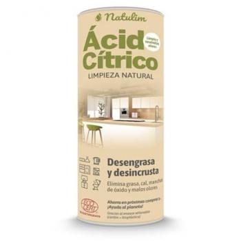 Natulim Ácido Cítrico en Polvo - Limpiador y Descalcificador Natural - Acción Desinfectante y Desodorizante - Versátil y Ecológico - Elimina Residuos, Bacterias y Manchas -