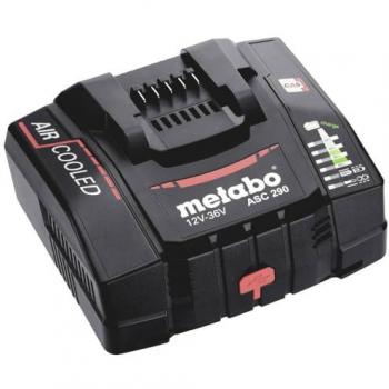 Cargador rápido Metabo ASC 290 para baterías de herramientas 12-36V con refrigeración por aire