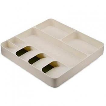 Joseph Joseph Drawerstore - Organizador de Cubiertos, Utensilios e Instrumentos DrawerStore - Blanco