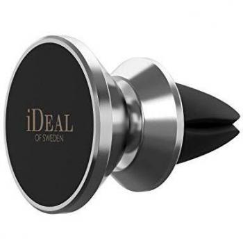 iDeal of Sweden IDCVM-35 - Soporte magnético para teléfono móvil, Color Negro y Plateado