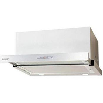 Cata TFH 7600 X Campana Extractora de Cocina, campana telescópica, Ancho de 60 cm, 5 niveles de extracción, acabado en Acero Inoxidable, Clase de Eficiencia Energética A