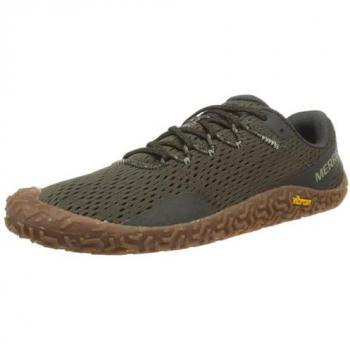 Merrell Zapatillas de Trail Running Vapor Glove 6, modelo para hombre, color verde marrón, talla 43 EU