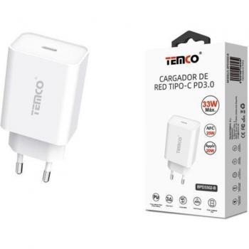 Cargador USB-C PD3.0 33W Blanco