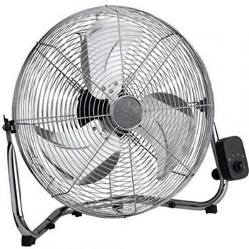 HJM FE-30 Ventilador Suelo Alta Potencia, Aspas 30 cm, 40 W, Metal, 3 Velocidades, Gris