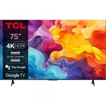 Televisor TCL 75P61B de 75 pulgadas con resolución 4K HDR10+ y Google TV