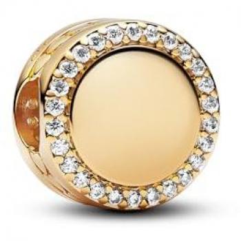 Charm Pandora Brillante Engravable para Mujeres 768747C01