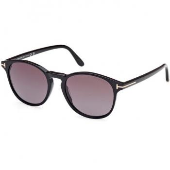Tom Ford FT1097 01B Gradient Smoke Shiny Black Sunglasses, Unisex, Size: 53 MM
