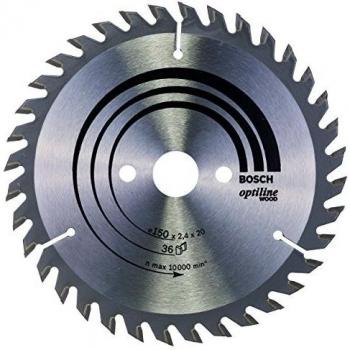 Bosch 2 608 640 593 - Hoja de sierra circular Optiline Wood - 150 x 20/16 x 2,4 mm, 36