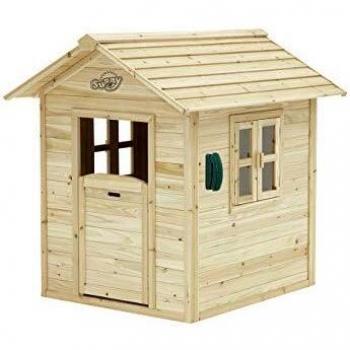 Casa de Juegos Infantil Noa de Madera FSC en Color Gris Plata
