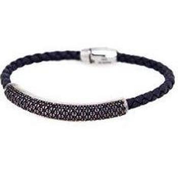 Pulsera de mujer Pesavento WNTRB081 en plata de ley con acabado en rutenio y brillo, longitud 19 cm