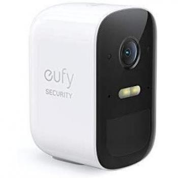 eufy Cámara vigilancia WiFi Exterior inalámbrica, Cámara de Seguridad Adicional eufyCam 2C de eufy Security, Requiere el Sistema HomeBase 2, 180 días de duración de la batería, HD 1080p