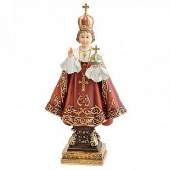 Figura Niño Jesús de Praga adorno 22cm.
