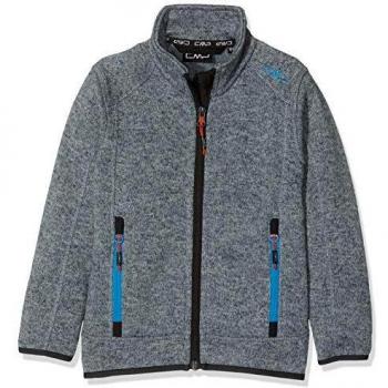 CMP Chaqueta de forro polar para niño., Niños, Chaqueta de forro polar., 3H60744, Argento/Cyano., 110
