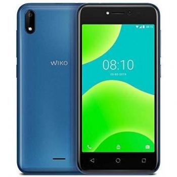 Smartphone Wiko Y50 Azul - Pantalla 5 - Cámara Dual 5MP - Procesador Quad Core 1.3GHz - Memoria Interna 16GB, RAM 1GB - Sistema Operativo Oreo Go - Doble SIM - Batería 2200mAh