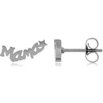 Córdoba Jewels | Pendientes en plata de ley 925 con diseño Mamá Estrella Silver