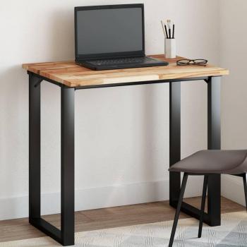 Tablero de mesa rectangular de madera maciza de acacia 100x60x2 cm en color marrón marca vidaXL