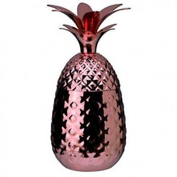 Piazza 478321 - Taza de piña chapada en cobre, 550 ml de capacidad