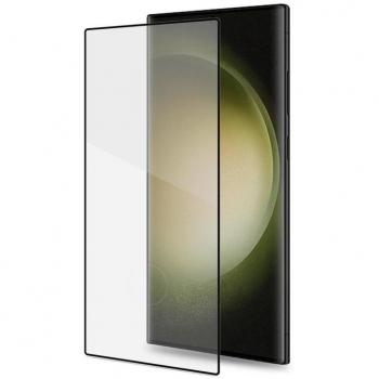Protector de Pantalla Celly Cristal Templado 3D para Samsung Galaxy S23 Ultra con Marco Negro