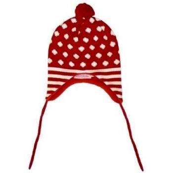 SPIG - Sombrero para bebé, talla Medium, color rojo/blanco