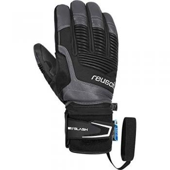Reusch Slash R-Tex XT Guantes, otoño/Invierno, Unisex Adulto, Color Negro/Gris, tamaño 9