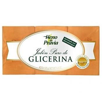 Heno De Pravia - Pastilla de jabón glicerina 3 x 125 g