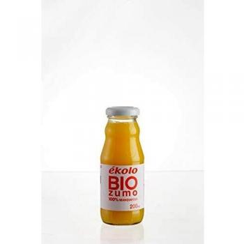 Ekolo Zumo De Mandarina ecológico, 100% Exprimido, 12 Botellas * 200Ml 4300 g