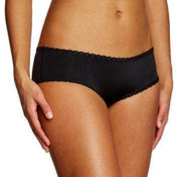 Calvin Klein Hipster-Seductive Comfort Braguita, Negro 001, L para Mujer