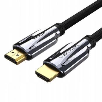 Cable HDMI 2.1 VENTION AALBH - Macho a Macho - 2m - Gris y Negro