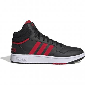 Zapatillas adidas hoops 3.0 mid lifestyle basketball classic vintage negro