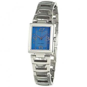 Chronotech Women's Analog Quartz Watch CC7072L-03M (Ø 22mm) Transparent Blue