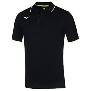 Mizuno Men's Black Short Sleeve Polo Shirt 3XL