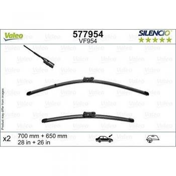 Limpiaparabrisas VALEO Silencio 577954, Longitud 700+650mm, Delantero, 2 Piezas