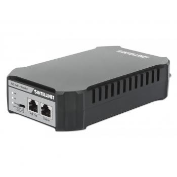 Inyector PoE++ 10G Intellinet 95W, compatible con IEEE 802.3bt, montaje en pared opcional