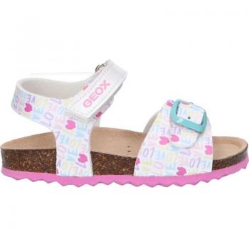 Sandalias de Niña GEOX B922RA 00004 B SANDAL CHALKI C0653 WHITE-MULTICOLOR