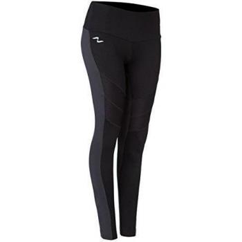Naffta - Pantalón pitillo para mujer, color negro / gris ceniza, talla M