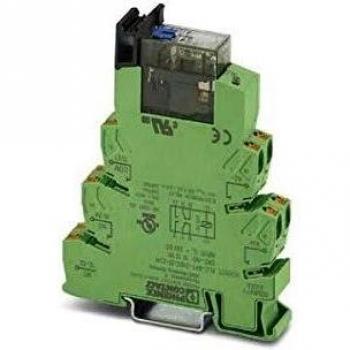 Módulo Relé Phoenix Contact PLC-RPT-24DC/21-21/MS, DPDT, 24V DC, 6A, para carril DIN