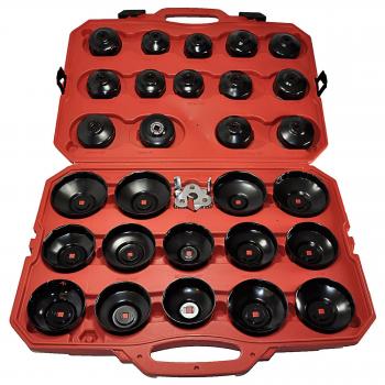 Wondermantools ® Profesional Pieza 30 Tipo De Copa Llave Del Filtro De Aceite Set