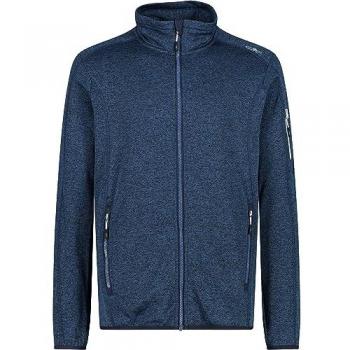 CMP Knit-Tech Fleece Jacket for Men - Dusty Blue, 4XL