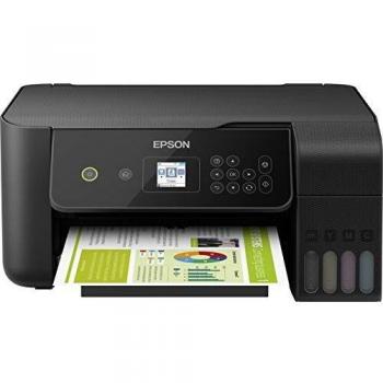 Impresora multifunción - Epson EcoTank ET-2721, 3 en 1 WLAN, Wi-Fi, 10 ppm, 5760 x1440 PPP, Negro