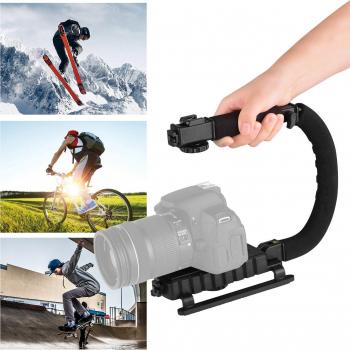 Agarre Estabilizador de Acción Soporte para Flash Accesorios de Video para Cámara DSLR, DV, Videocámara y Smartphones
