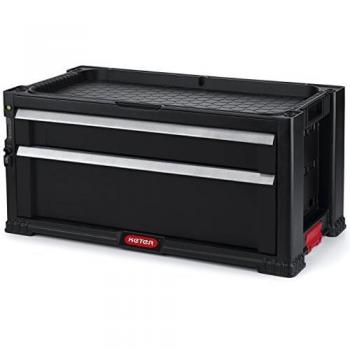 KETER 237790 - Caja de herramientas sin cubiertos, color negro