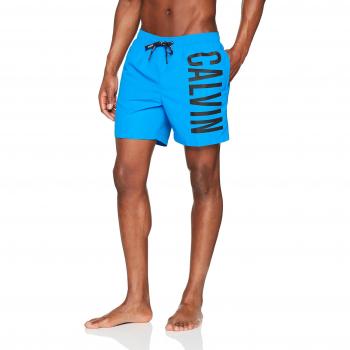 Calvin Klein Medium Drawstring, Bañador para Hombre, Azul