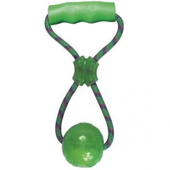 Kong Squeezz Ball con Asa - Juguete para Perros, Tamaño L